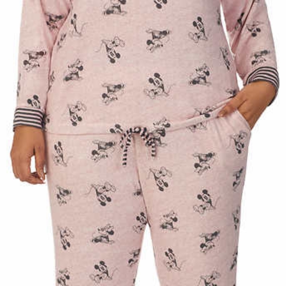 Disney Mickey Mouse/Minnie Mouse 2 Piece Lounge/Pajama Set NWT - Picture 8 of 8